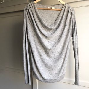 Anthropologie Drape Neck Sweater